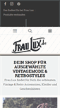 Mobile Screenshot of fraulux.de